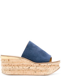 blaue Sandalen von Chloé