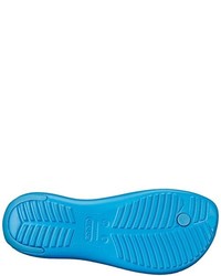 blaue Sandalen von Crocs