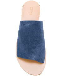 blaue Sandalen von Chloé