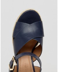 blaue Sandaletten von Asos