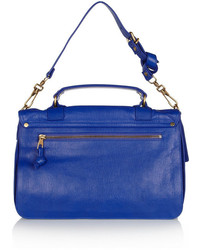 blaue Satchel-Tasche aus Leder von Proenza Schouler