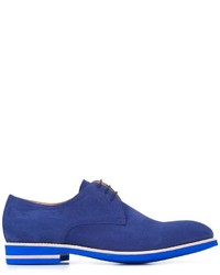 blaue Schuhe aus Leder von B Store