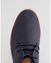 blaue Schuhe aus Segeltuch von Call it SPRING