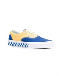 blaue Segeltuch niedrige Sneakers mit Karomuster von Vans