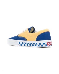 blaue Segeltuch niedrige Sneakers mit Karomuster von Vans