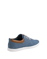 blaue Segeltuch niedrige Sneakers von Bullboxer