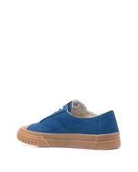 blaue Segeltuch niedrige Sneakers von Camper