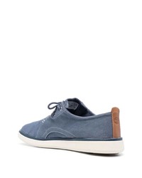 blaue Segeltuch niedrige Sneakers von Timberland