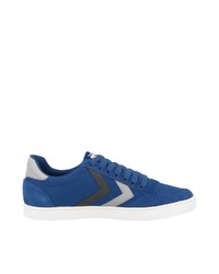 blaue Segeltuch niedrige Sneakers von Hummel