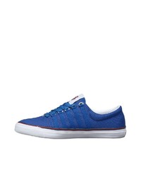 blaue Segeltuch niedrige Sneakers von K-Swiss