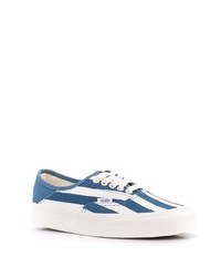 blaue Segeltuch niedrige Sneakers von Vans