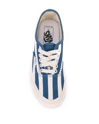 blaue Segeltuch niedrige Sneakers von Vans