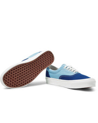 blaue Segeltuch niedrige Sneakers von Vans