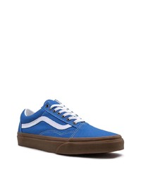 blaue Segeltuch niedrige Sneakers von Vans