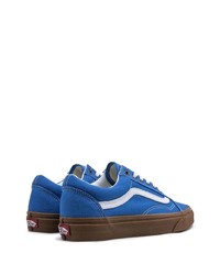 blaue Segeltuch niedrige Sneakers von Vans