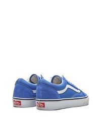 blaue Segeltuch niedrige Sneakers von Vans