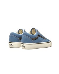 blaue Segeltuch niedrige Sneakers von Vans