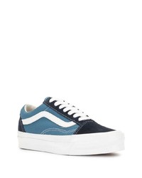 blaue Segeltuch niedrige Sneakers von Vans