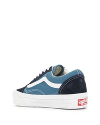 blaue Segeltuch niedrige Sneakers von Vans