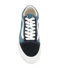 blaue Segeltuch niedrige Sneakers von Vans