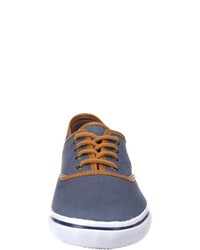 blaue Segeltuch niedrige Sneakers von ROADSIGN australia