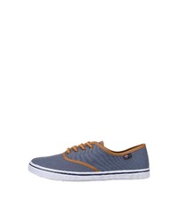 blaue Segeltuch niedrige Sneakers von ROADSIGN australia