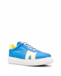 blaue Segeltuch niedrige Sneakers von Camper