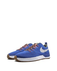 blaue Segeltuch niedrige Sneakers von Nike