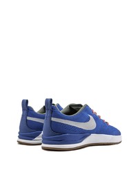 blaue Segeltuch niedrige Sneakers von Nike