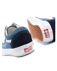 blaue Segeltuch niedrige Sneakers von Vans