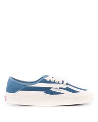 blaue Segeltuch niedrige Sneakers von Vans