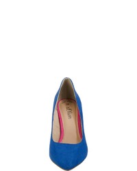 blaue Segeltuch Pumps von s.Oliver