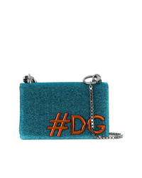 blaue Segeltuch Umhängetasche von Dolce & Gabbana