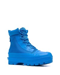 blaue Segeltucharbeitsstiefel von Converse