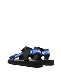 blaue Segeltuchsandalen von VERSACE JEANS COUTURE