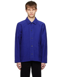 blaue Shirtjacke von A.P.C.