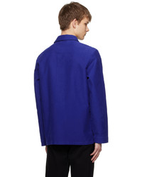 blaue Shirtjacke von A.P.C.
