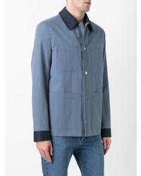 blaue Shirtjacke von Gieves & Hawkes