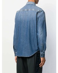 blaue Shirtjacke von Givenchy