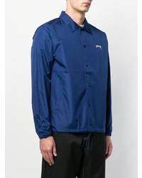 blaue Shirtjacke von Stussy