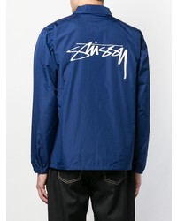 blaue Shirtjacke von Stussy