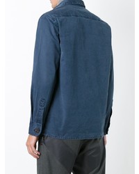 blaue Shirtjacke von Schnaydermans