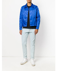 blaue Shirtjacke von AMI Alexandre Mattiussi