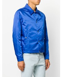 blaue Shirtjacke von AMI Alexandre Mattiussi