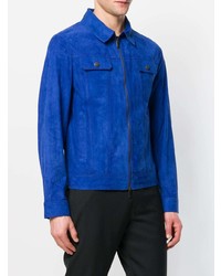 blaue Shirtjacke von Desa 1972