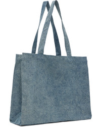 blaue Shopper Tasche aus Jeans von A.P.C.