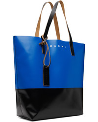 blaue Shopper Tasche aus Leder von Marni