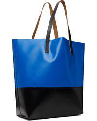 blaue Shopper Tasche aus Leder von Marni