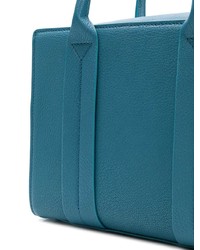 blaue Shopper Tasche aus Leder von Corto Moltedo