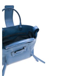 blaue Shopper Tasche aus Leder von Tod's